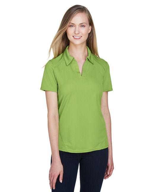 Ladies Recycled Polyester Performance Piqu Polo - cAcTUS gREEN - L(D0102H7ZM4P)