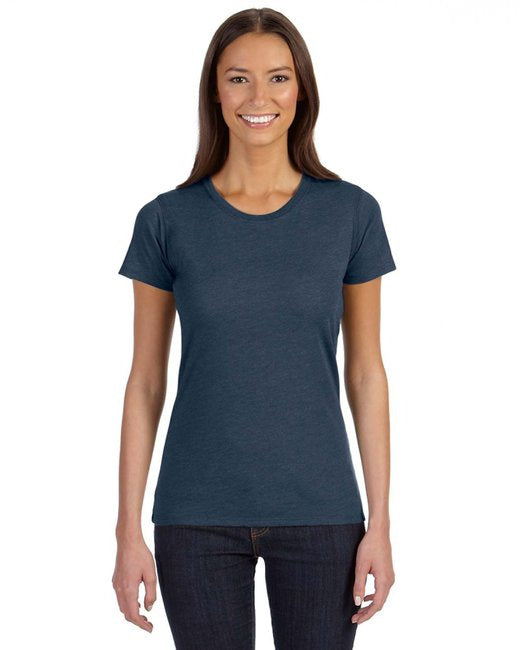 Ladies Blended Eco T-Shirt - cHARcOAL BLAcK - S(D0102H7ZQST)