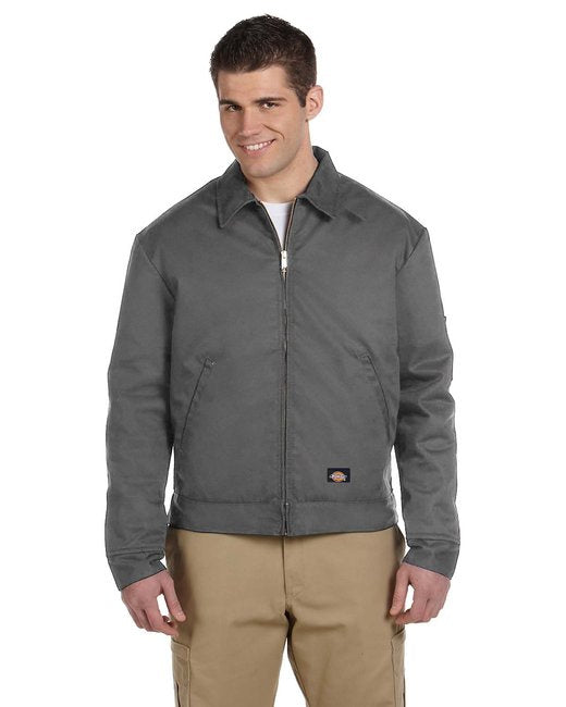 Mens 8 oz Lined Eisenhower Jacket - BLAcK - S(D0102H7ZS8J)