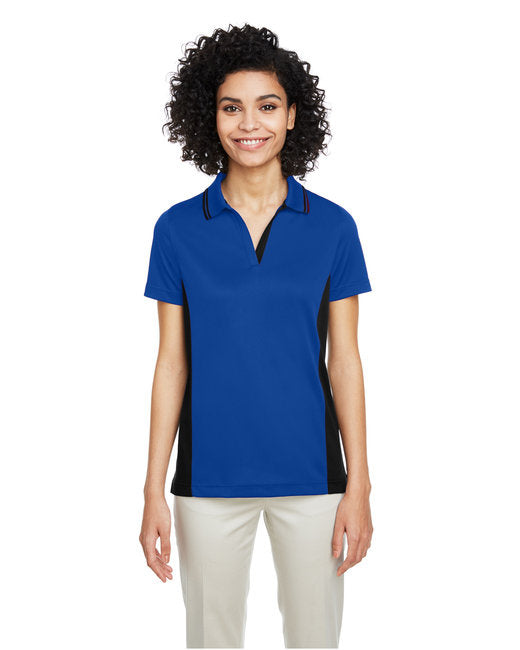 Ladies Flash Snag Protection Plus IL colorblock Polo - BLAcK SNRY YLLW - XS(D0102H7ZVMX)
