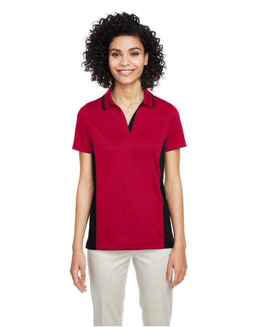Ladies Flash Snag Protection Plus IL colorblock Polo - BLAcK SNRY YLLW - XS(D0102H7ZVU6)