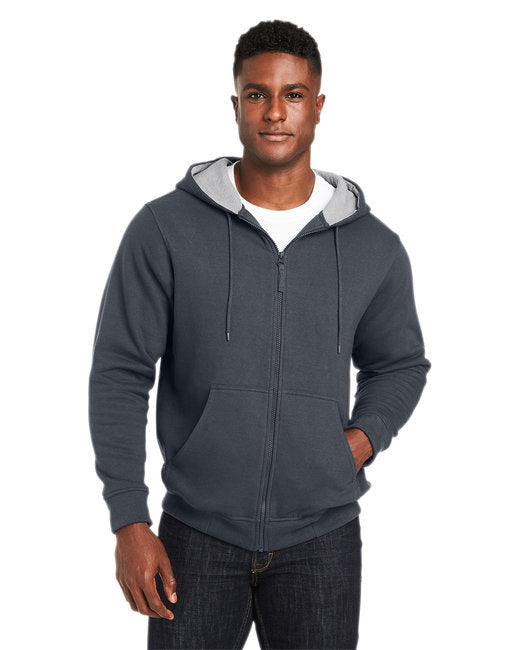 Mens climaBlocined Heavyweight Hooded Sweatshirt - SAFETY YELLOW - 5XL(D0102H7ZZTP)