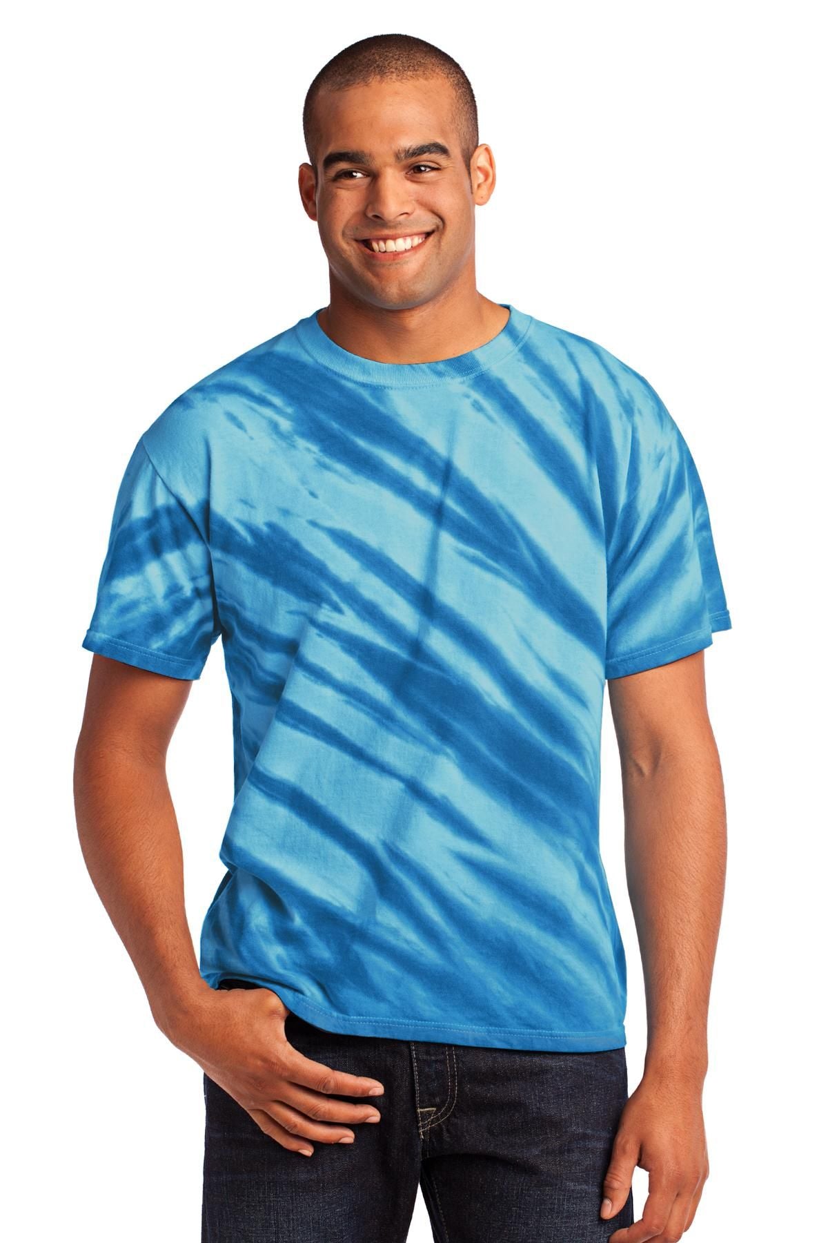 Port & Company Tiger Stripe Tie-Dye Tee PC148