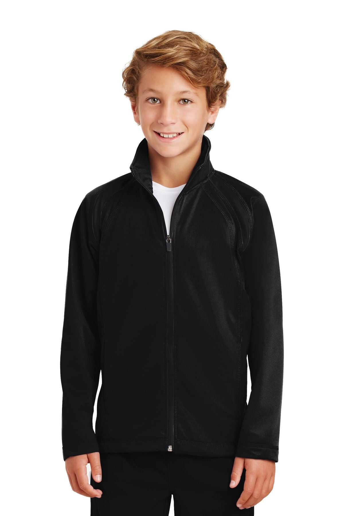 Sport-Tek Youth Tricot Track Jacket YST90