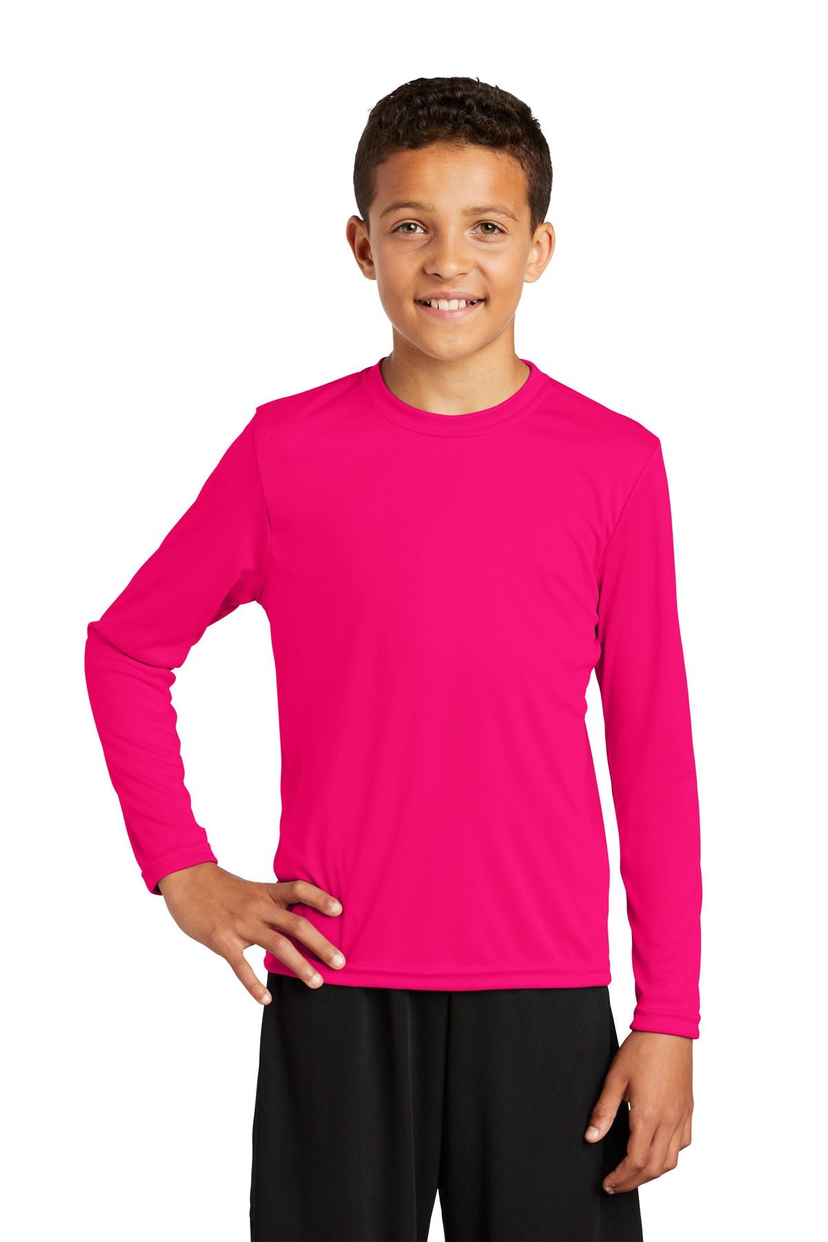 Sport-Tek Youth Long Sleeve PosiCharge Competitor Tee YST350LS