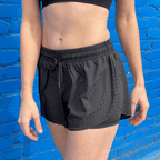 Arielle Athletic Shorts with Built-In compression Liner(D0102HEB27V)