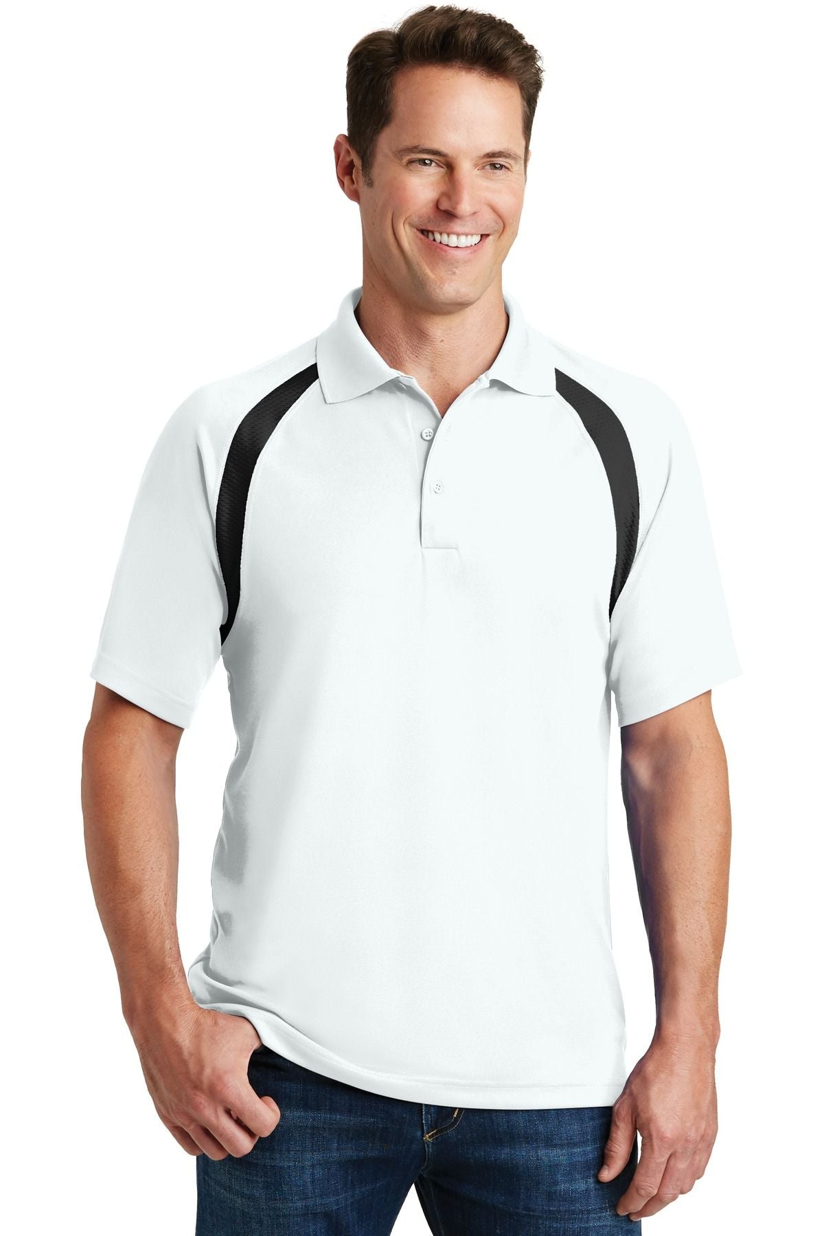 Sport-Tek Dry Zone Colorblock Raglan Polo T476