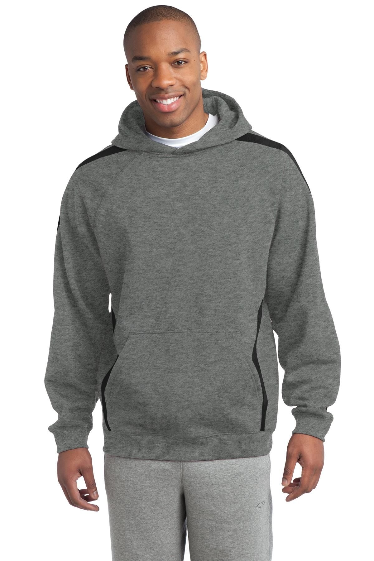 Sport-Tek Sleeve Stripe Pullover Hooded Sweatshirt ST265