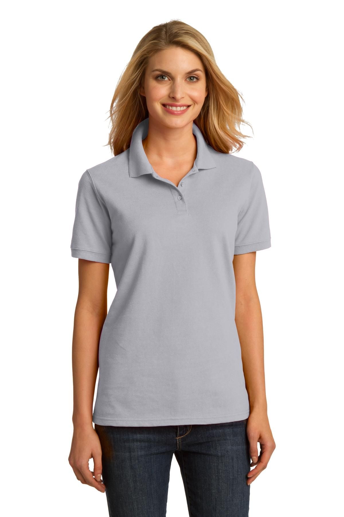Port & Company Ladies Ring Spun Pique Polo LKP150