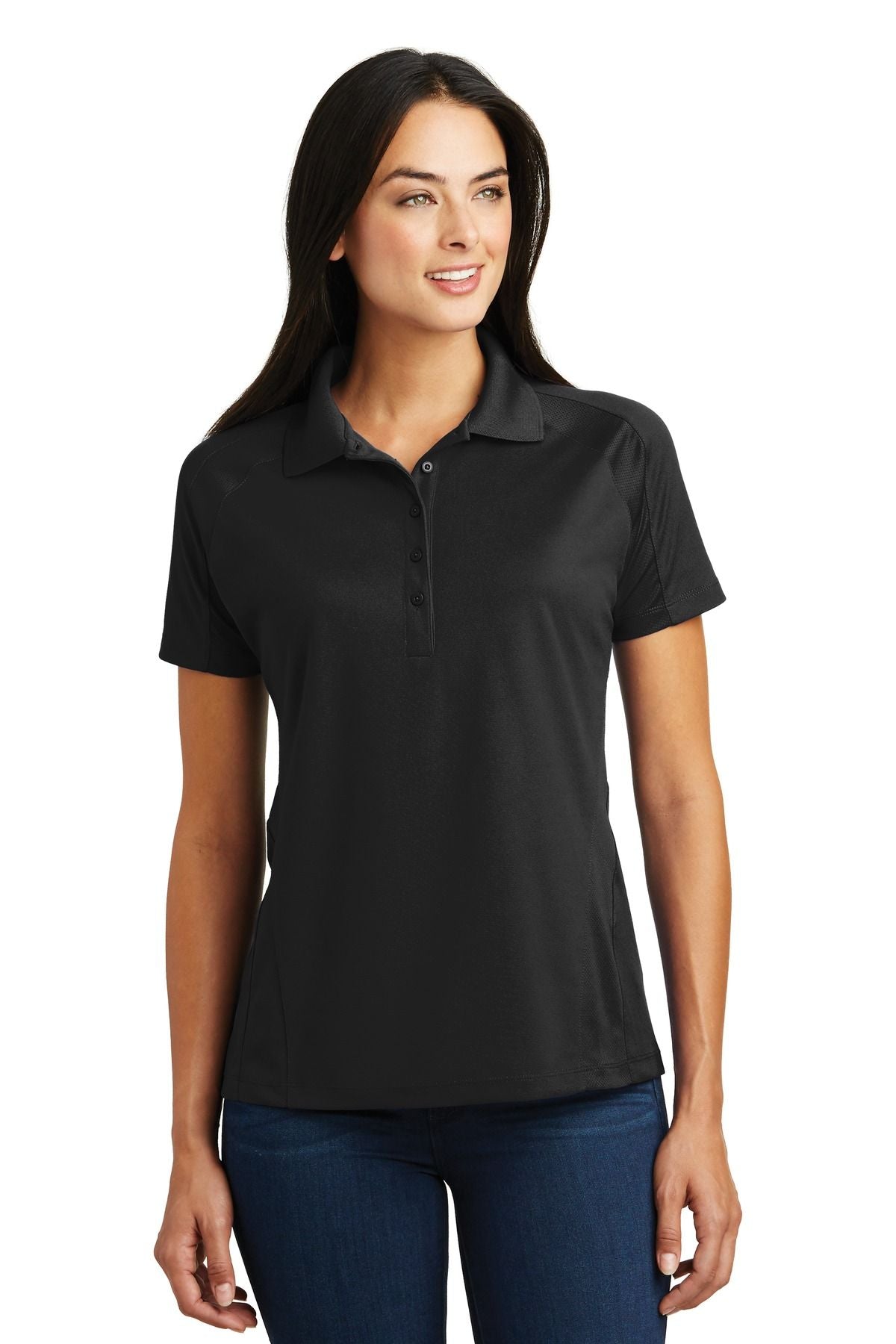 Sport-Tek Ladies Dri-Mesh Pro Polo L474