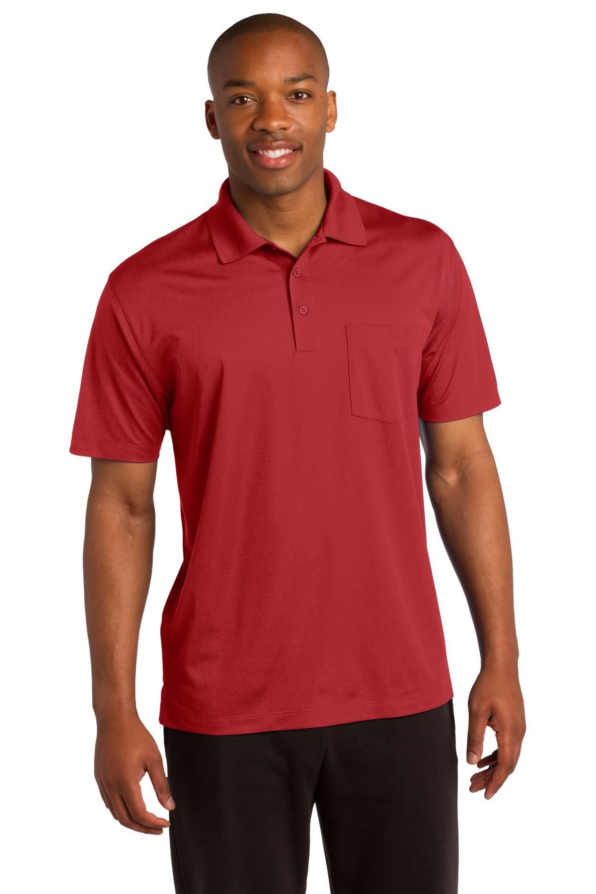 Sport-Tek Micropique Sport-Wick Pocket Polo ST651