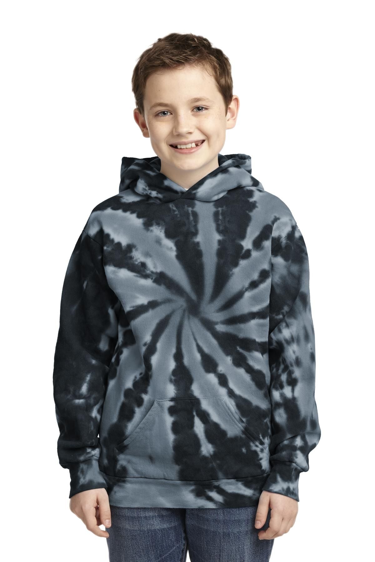 Port & Company Youth Tie-Dye Pullover Hooded Sweatshirt PC146Y