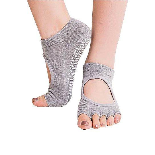 Peep Toe Yoga Socks 3 Pair Pack(D0102HEYPSW)