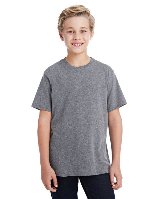 Youth Fine Jersey T-Shirt - VINTAgE BURgUNDY - XS(D0102HI335A)