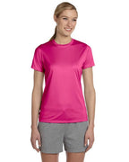 Ladies cool DRI with FreshIQ Performance T-Shirt - BLAcK - S(D0102HI33UU)