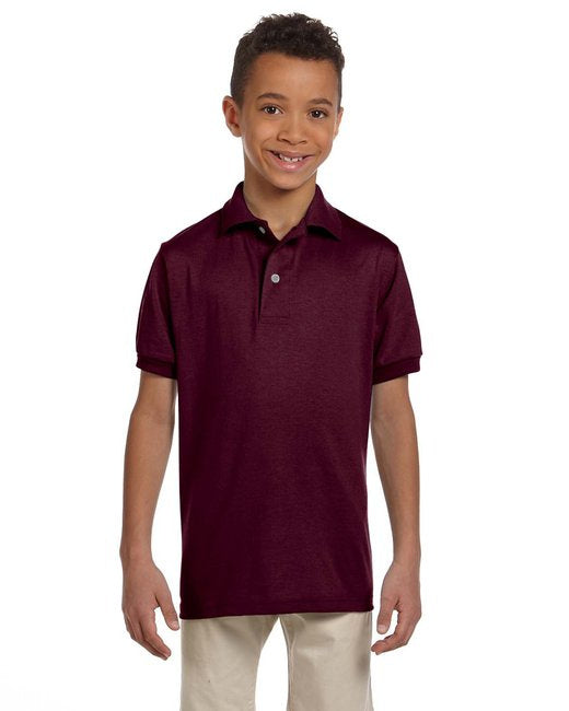 Youth SpotShieldJersey Polo - FOREST gREEN - S(D0102HI3D7W)