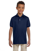 Youth SpotShieldJersey Polo - FOREST gREEN - S(D0102HI3DAY)
