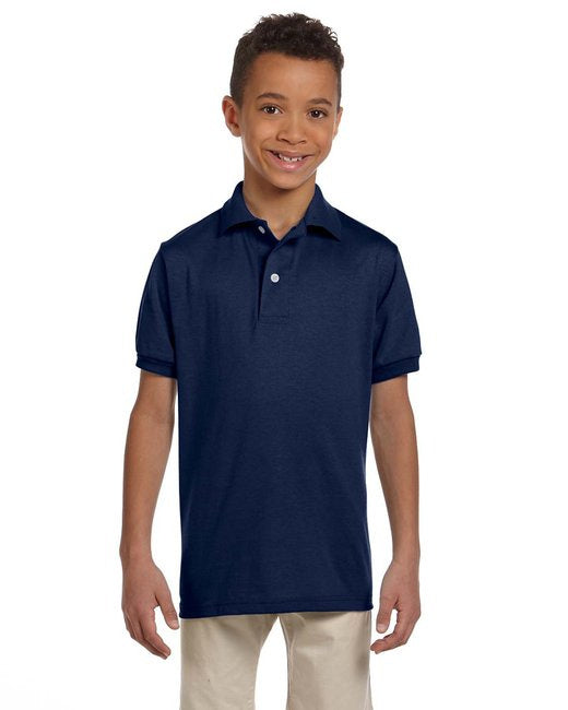Youth SpotShieldJersey Polo - FOREST gREEN - S(D0102HI3DSV)