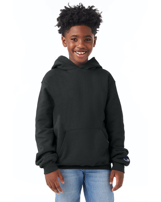 Youth Powerblend Pullover Hooded Sweatshirt - BLAcK - S(D0102HI3FA7)