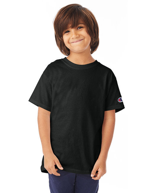 Youth 61 oz Short-Sleeve T-Shirt - BLAcK - S(D0102HI3KWW)