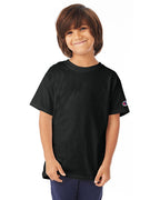 Youth 61 oz Short-Sleeve T-Shirt - BLAcK - S(D0102HI3KWW)