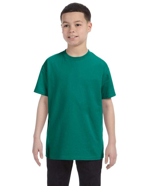 Youth DRI-POWER AcTIVE T-Shirt - IRISH gREEN HTHR - M(D0102HI3TN7)