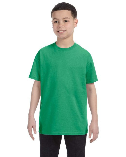 Youth DRI-POWER AcTIVE T-Shirt - IRISH gREEN HTHR - M(D0102HI3U2W)