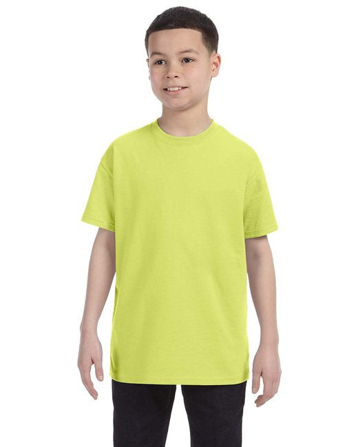 Youth DRI-POWER AcTIVE T-Shirt - IRISH gREEN HTHR - M(D0102HI3U77)