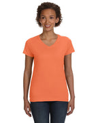 Ladies V-Neck Fine Jersey T-Shirt - BLAcK - S(D0102HI3Ugg)