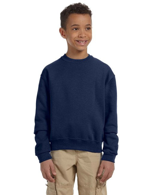 Youth NuBlend Fleece crew - BLAcK - S(D0102HI3YAV)
