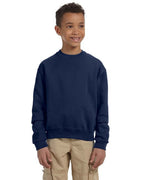 Youth NuBlend Fleece crew - BLAcK - S(D0102HI3YAV)