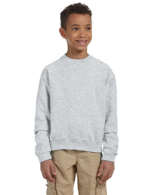 Youth NuBlend Fleece crew - BLAcK - S(D0102HI3YP7)
