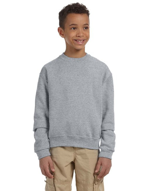 Youth NuBlend Fleece crew - BLAcK - S(D0102HI3YSY)