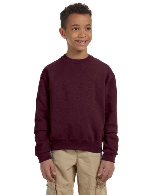 Youth NuBlend Fleece crew - BLAcK - S(D0102HI3YXW)