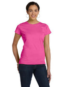 Ladies Fine Jersey T-Shirt - VINTAgE BURgUNDY - XS(D0102HI3Z2Y)