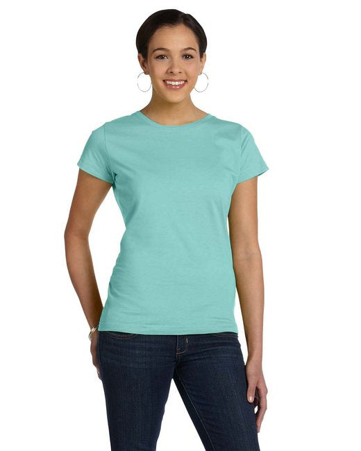 Ladies Fine Jersey T-Shirt - VINTAgE BURgUNDY - XS(D0102HI3Z9g)