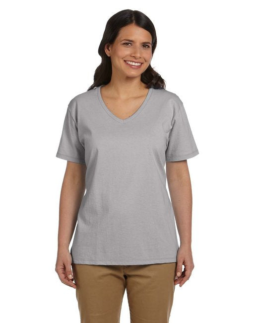 Ladies Essential-T V-Neck T-Shirt - BLAcK - S(D0102HI3ZDg)