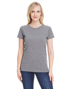 Ladies Fine Jersey T-Shirt - VINTAgE BURgUNDY - XS(D0102HI3ZEY)