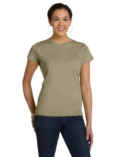Ladies Fine Jersey T-Shirt - VINTAgE BURgUNDY - XS(D0102HI3ZPW)