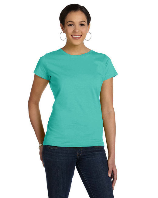 Ladies Fine Jersey T-Shirt - VINTAgE BURgUNDY - XS(D0102HI3ZVg)