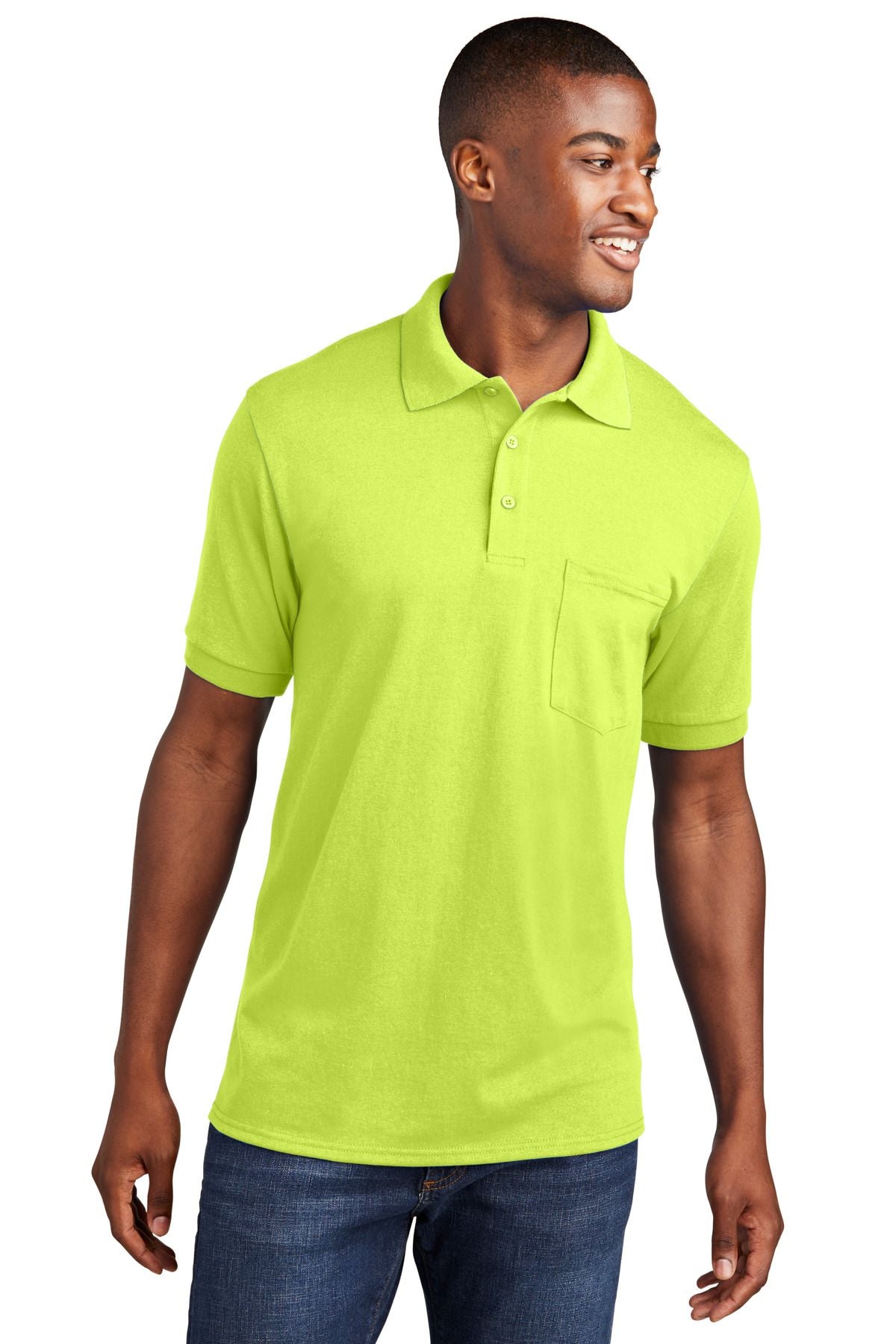 Port & Company Core Blend Jersey Knit Pocket Polo KP55P
