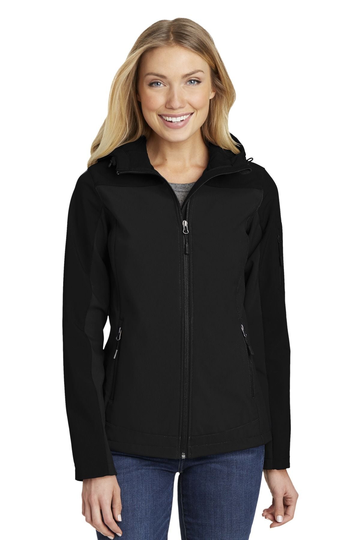 Port Authority Ladies Hooded Core Soft Shell Jacket L335