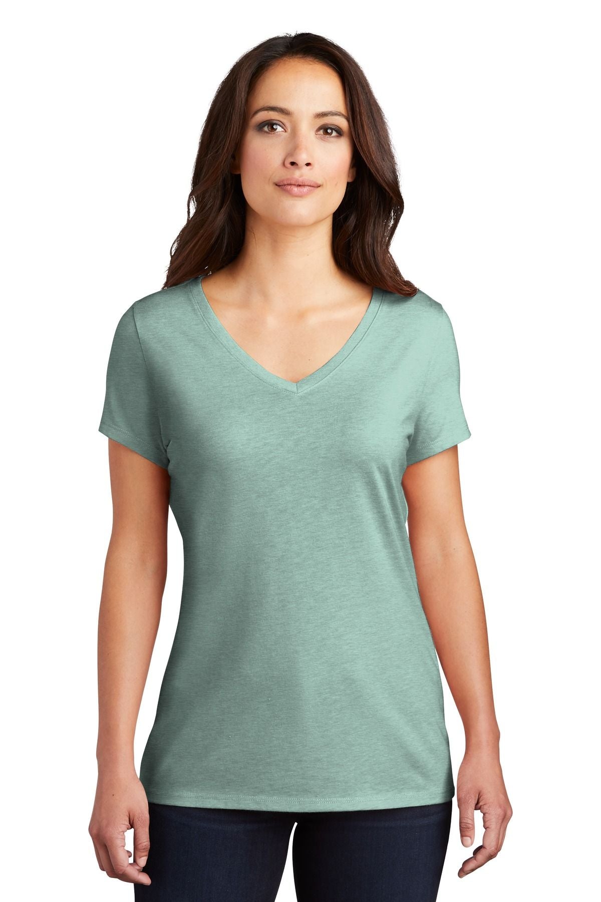 District Women's Perfect Tri V-Neck Tee DM1350L