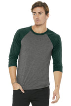 BELLA+CANVAS Unisex 3/4-Sleeve Baseball Tee BC3200