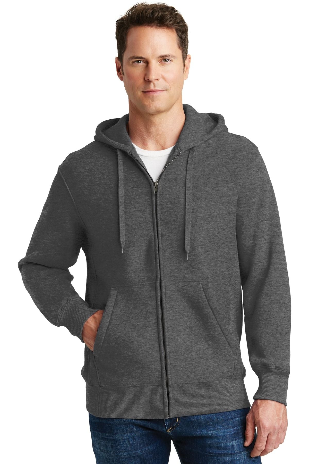 Sport-Tek Super Heavyweight Full-Zip Hooded Sweatshirt F282
