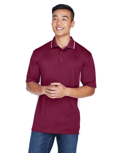 UltraClub 8406 Mens Cool & Dry Sport Two-Tone Polo