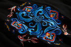 KH9201 Fish Art Embroidery Hoodie
