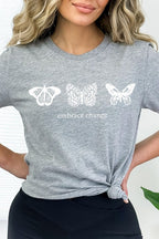 Embrace Change Butterfly Summer Graphic Tee