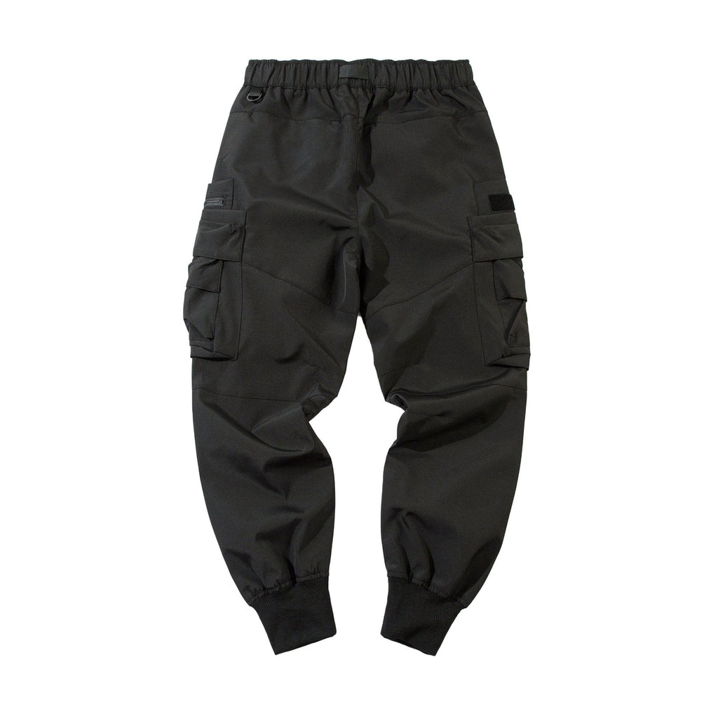IBP442 Matte Black Cargo Joggers