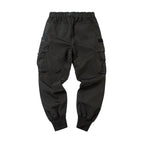 IBP442 Matte Black Cargo Joggers